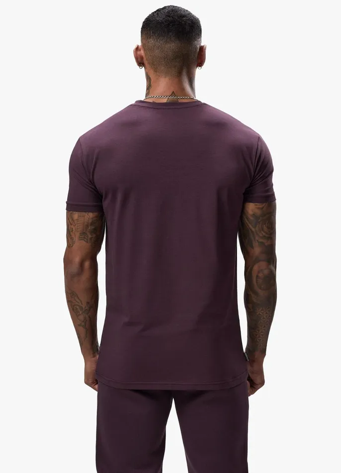 Gym King TShirts Men Fundamental Tee 8211 Deep Plum