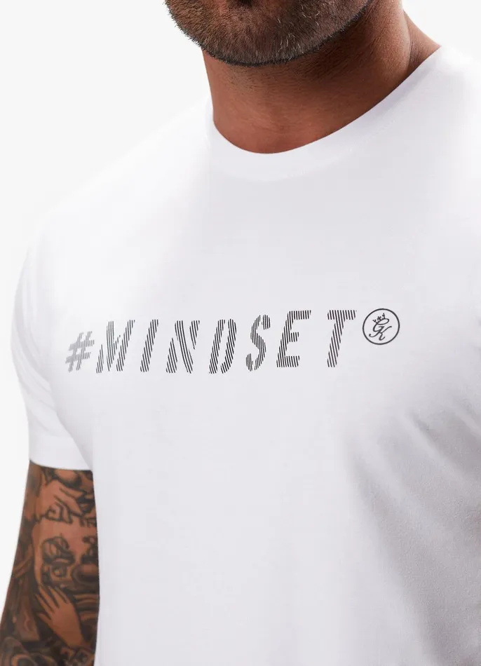 Gym King TShirts Men Mindset Jersey Tee 8211 White