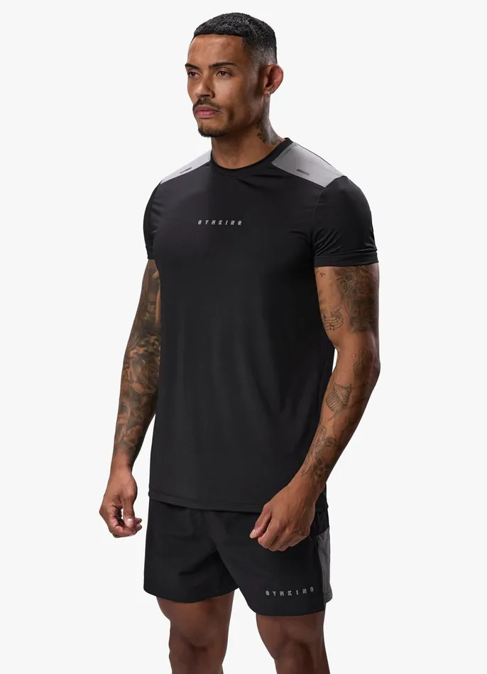 Gym King TShirts Men React Tee 8211 Black