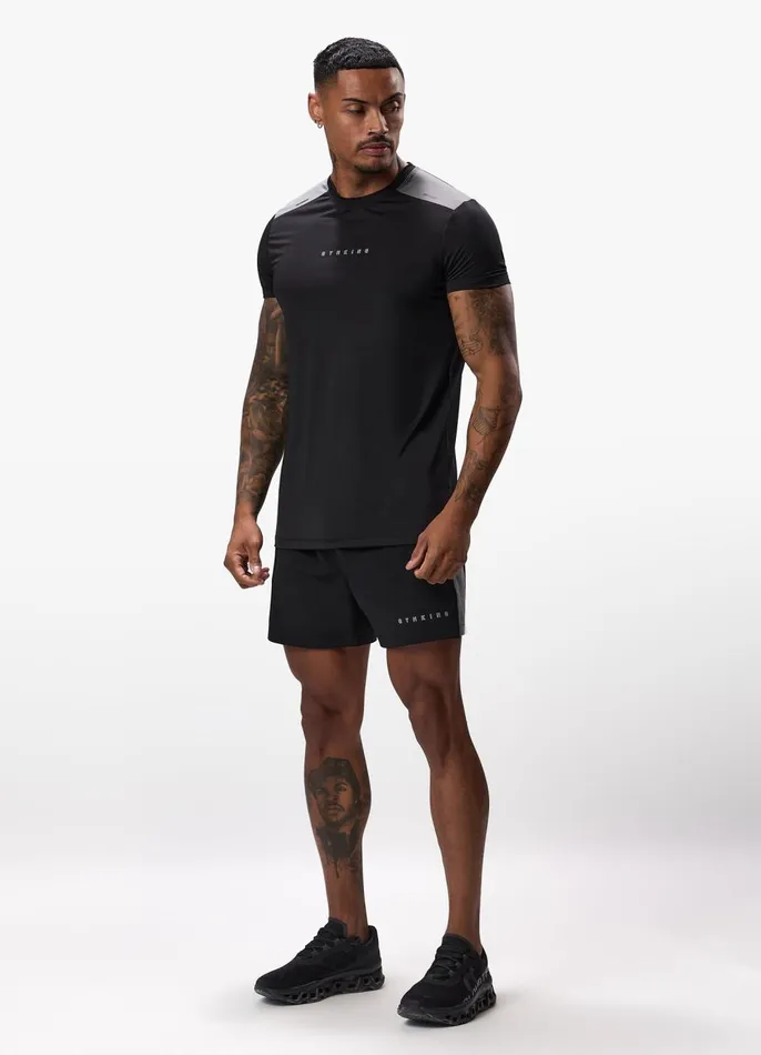 Gym King TShirts Men React Tee 8211 Black