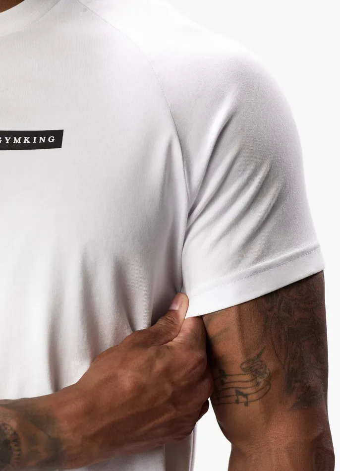 Gym King TShirts Men Stoic Tee 8211 White