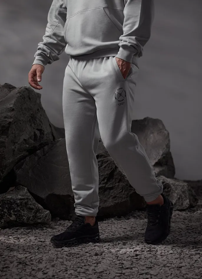 Gym King Tracksuit Bottoms Men Compass Jogger 8211 Urban Grey
