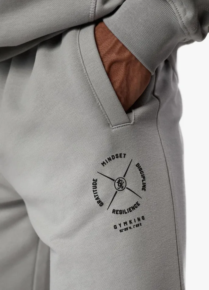 Gym King Tracksuit Bottoms Men Compass Jogger 8211 Urban Grey
