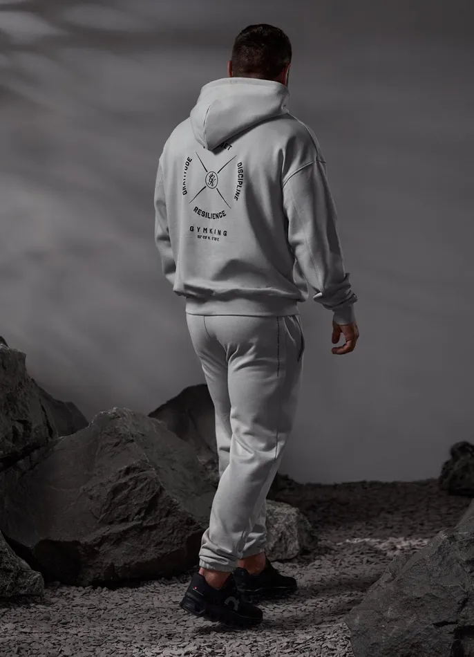 Gym King Tracksuit Bottoms Men Compass Jogger 8211 Urban Grey