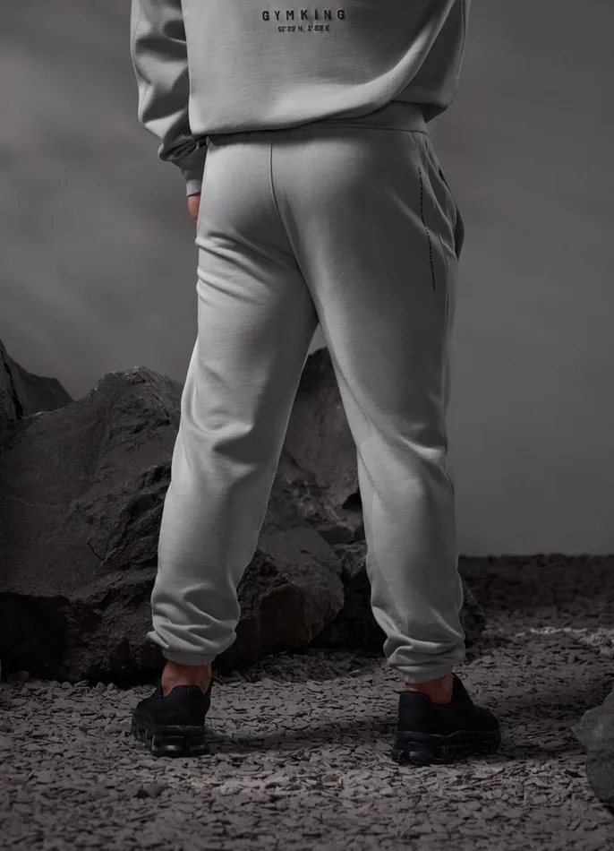 Gym King Tracksuit Bottoms Men Compass Jogger 8211 Urban Grey