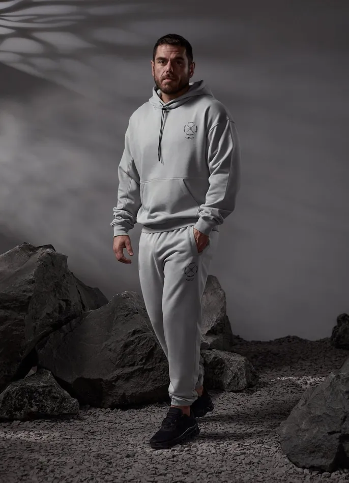 Gym King Tracksuit Bottoms Men Compass Jogger 8211 Urban Grey