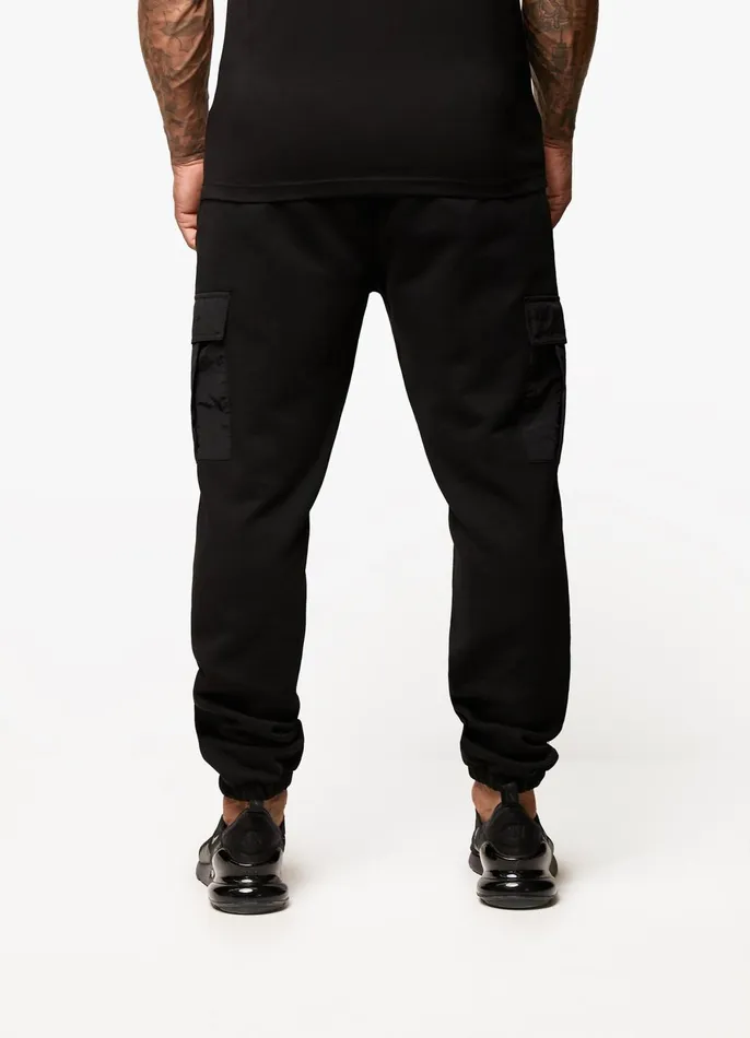 Gym King Tracksuit Bottoms Men Eclipse Cargo Pant 8211 Black