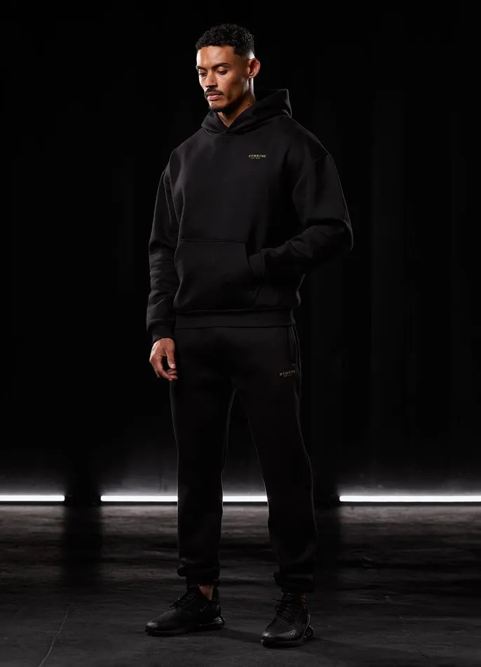 Gym King Tracksuit Bottoms Men Established Jogger 8211 BlackGold