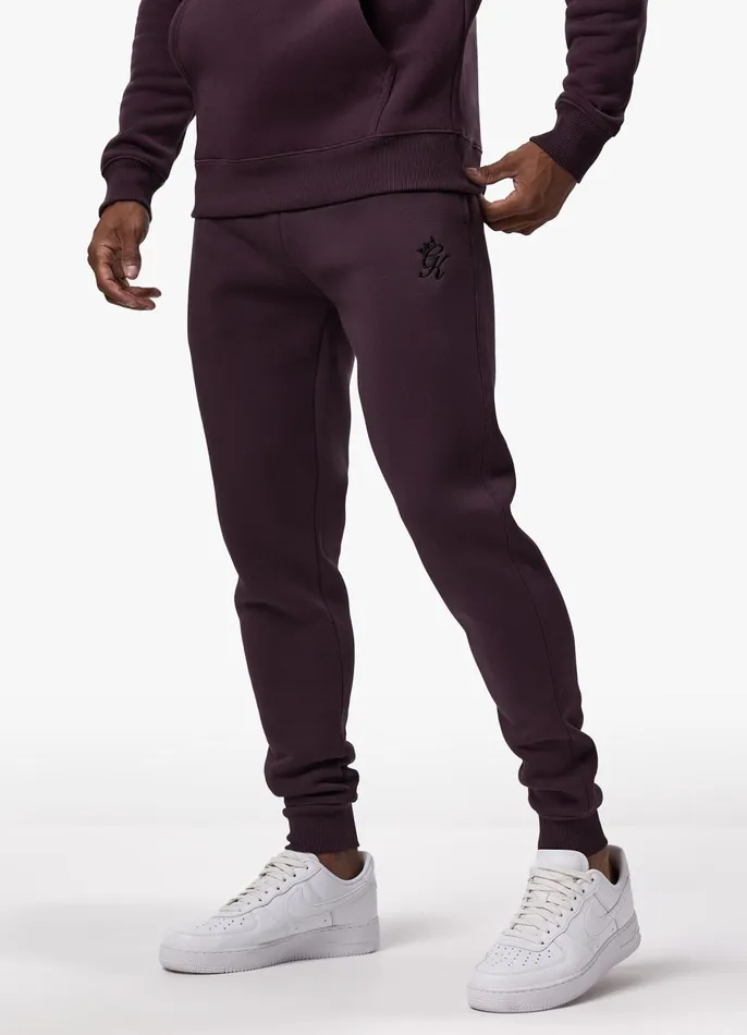 Gym King Tracksuit Bottoms Men Fundamental Jogger 8211 Deep Plum
