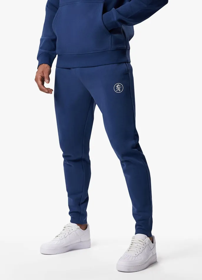 Gym King Tracksuit Bottoms Men Pro Logo Jogger 8211 Dark Indigo