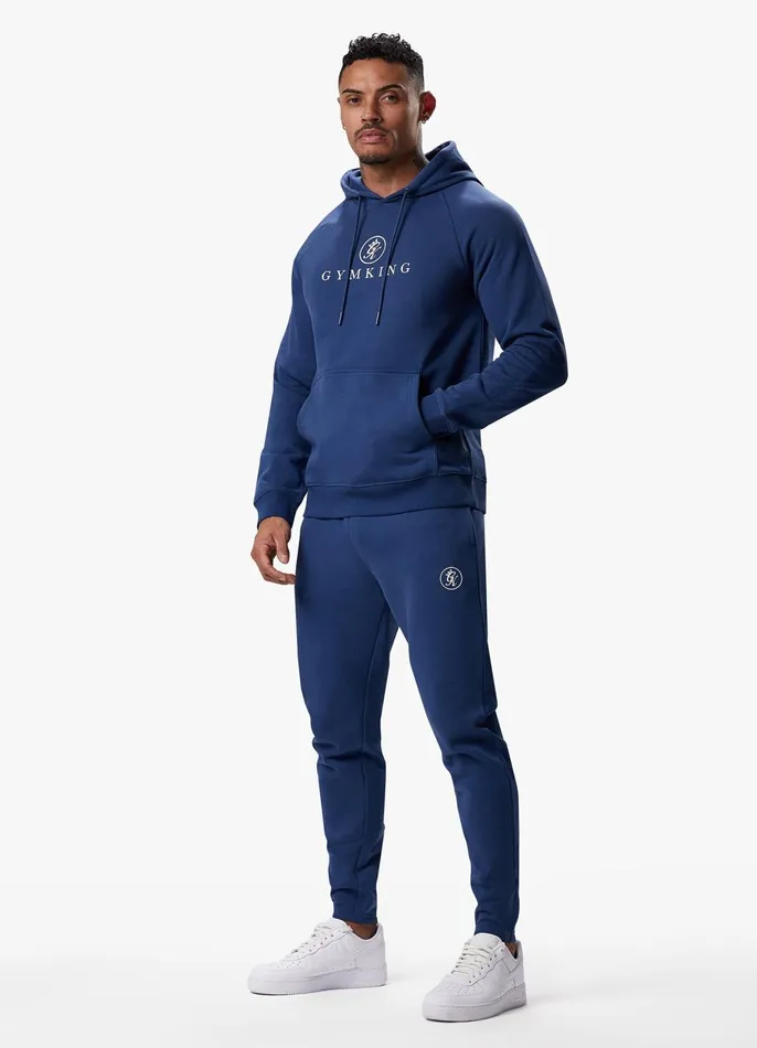 Gym King Tracksuit Bottoms Men Pro Logo Jogger 8211 Dark Indigo