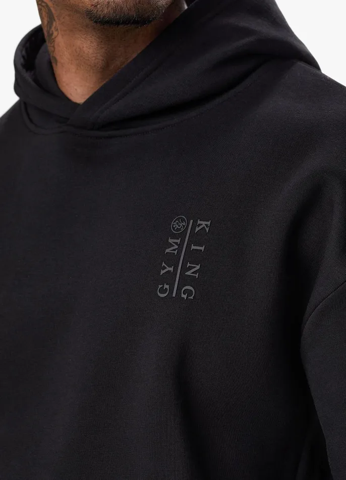 Gym King Tracksuits Men Division Hood Tracksuit 8211 Black