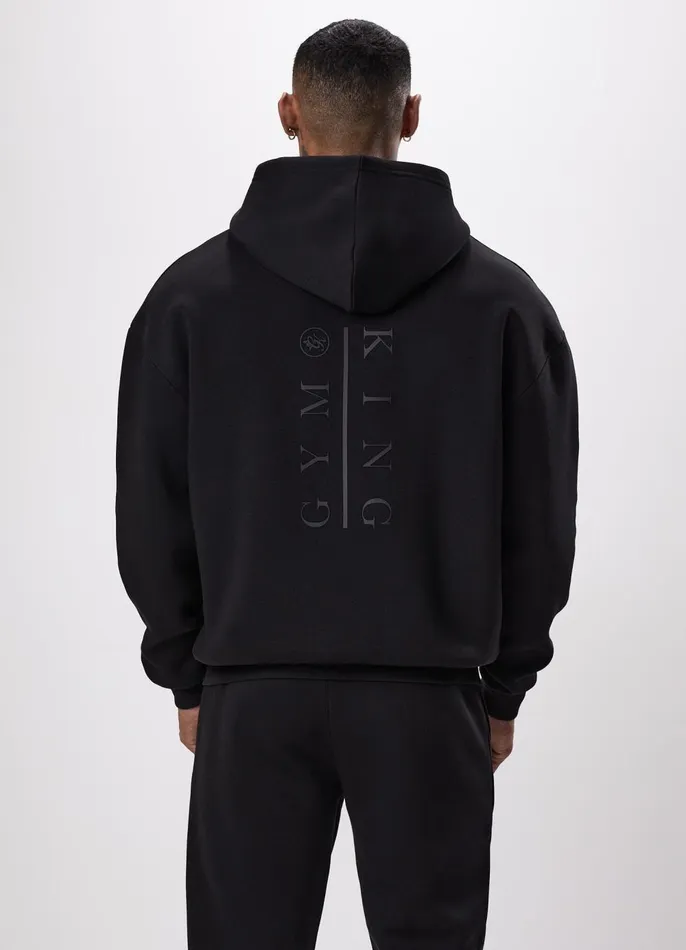 Gym King Tracksuits Men Division Hood Tracksuit 8211 Black
