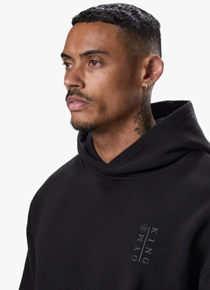 Gym King Tracksuits Men Division Hood Tracksuit 8211 Black