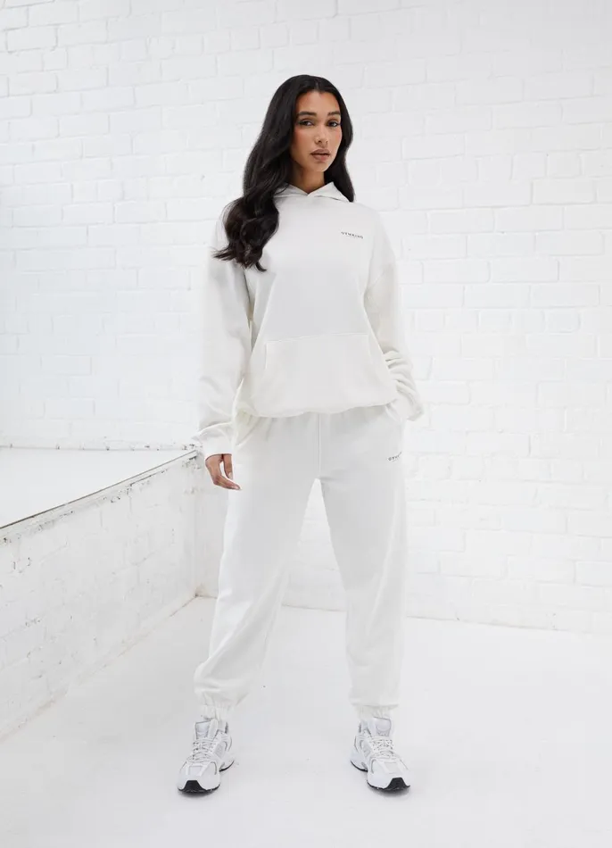 Gym King Tracksuits Women Established Relaxed Tracksuit 8211 Cream
