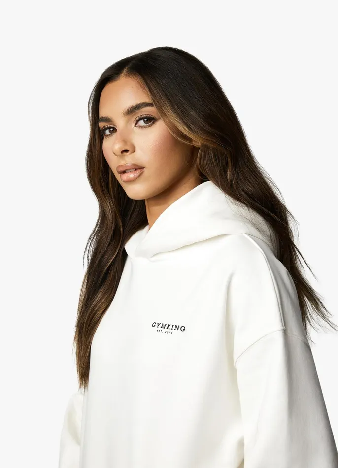 Gym King Tracksuits Women Established Relaxed Tracksuit 8211 Cream
