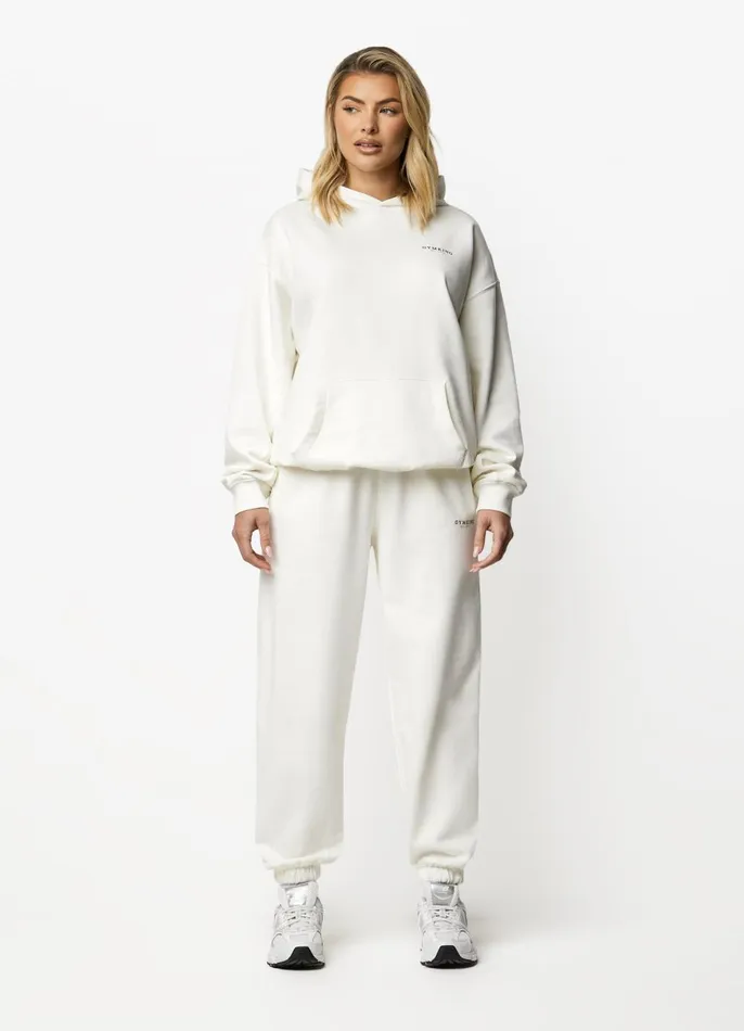 Gym King Tracksuits Women Established Relaxed Tracksuit 8211 Cream