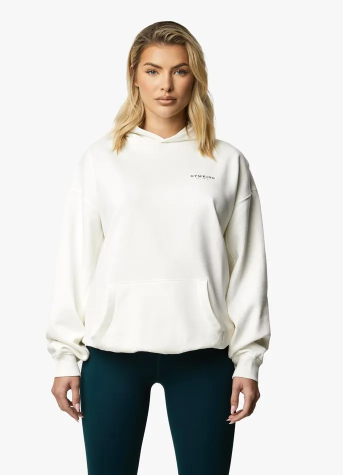 Gym King Tracksuits Women Established Relaxed Tracksuit 8211 Cream
