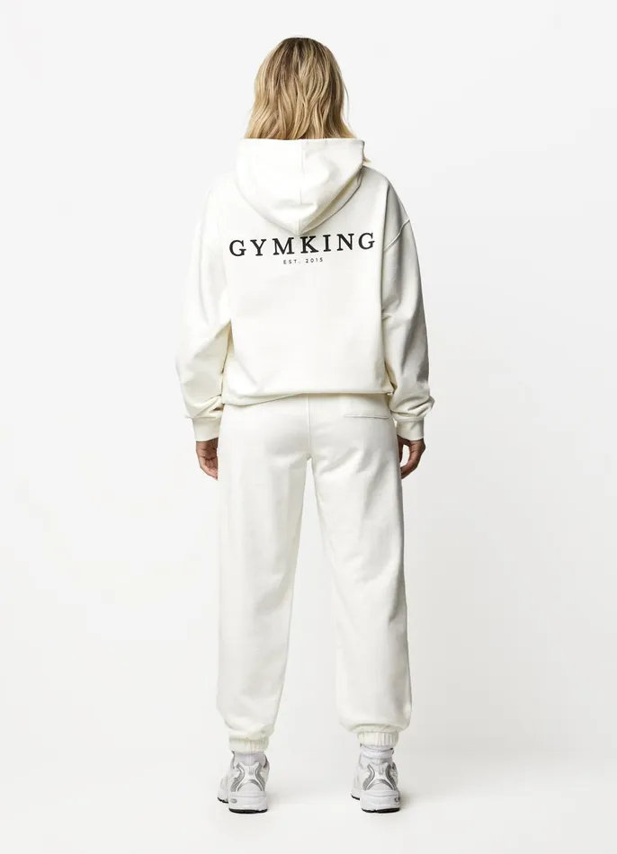 Gym King Tracksuits Women Established Relaxed Tracksuit 8211 Cream