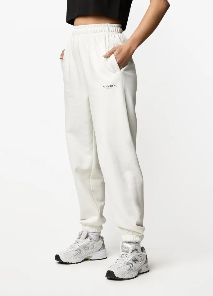 Gym King Tracksuits Women Established Relaxed Tracksuit 8211 Cream