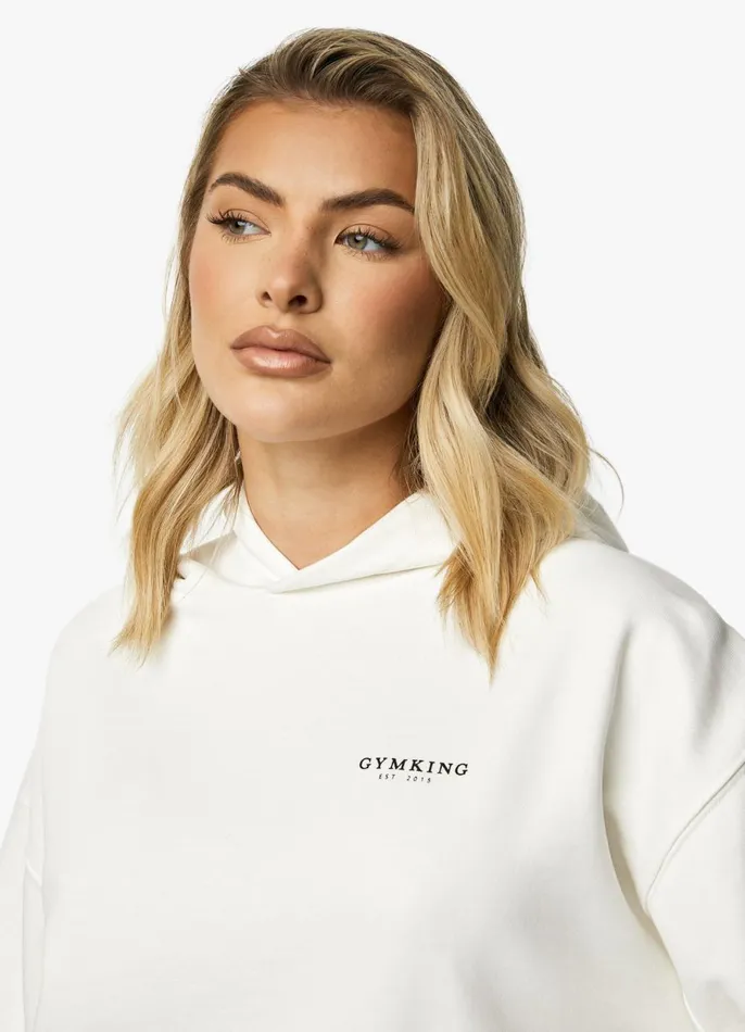 Gym King Tracksuits Women Established Relaxed Tracksuit 8211 Cream