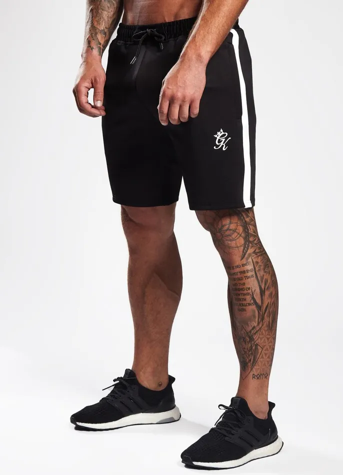 Gym King Twin Sets Men Core Plus Poly Short 8211 Black