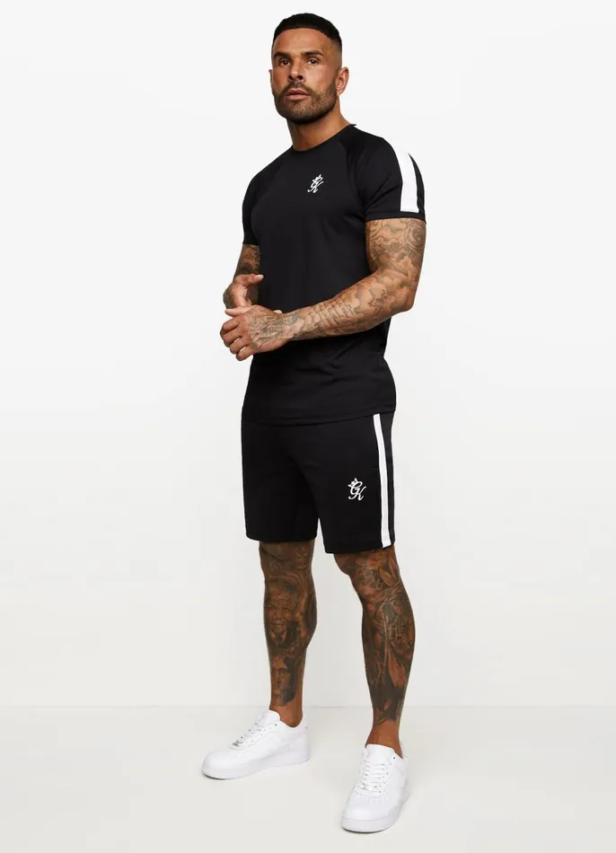 Gym King Twin Sets Men Core Plus Poly Tee 8211 Black