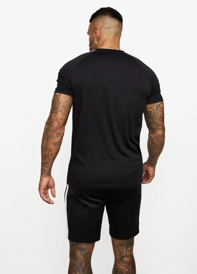 Gym King Twin Sets Men Core Plus Poly Tee 8211 Black