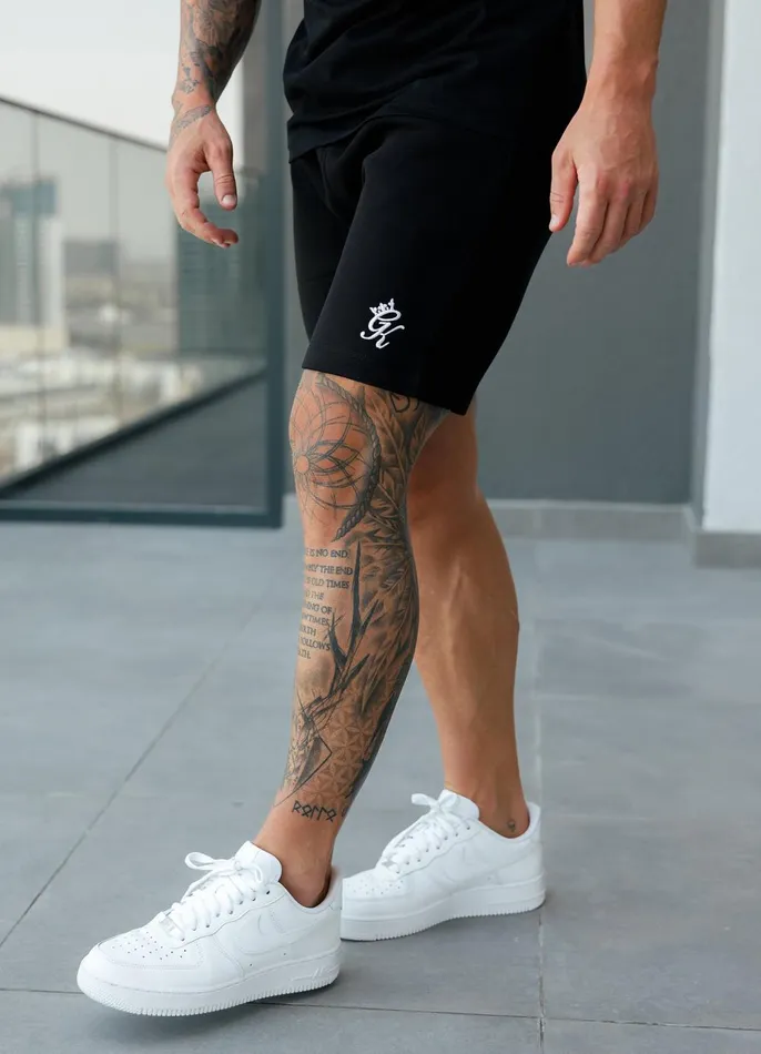 Gym King Twin Sets Men Fundamental Fleece Short 8211 Black