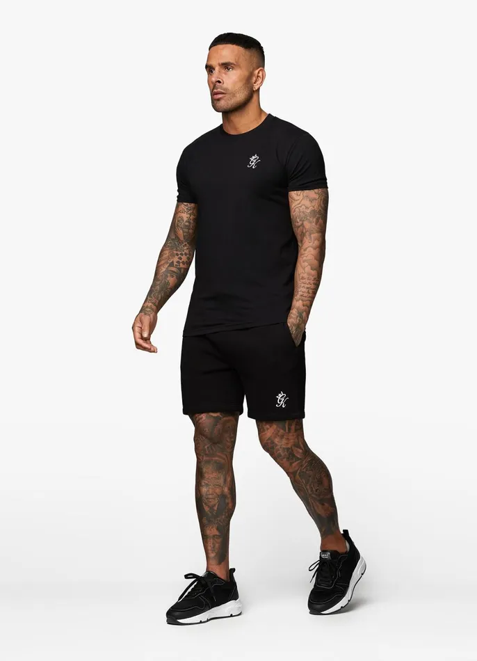 Gym King Twin Sets Men Fundamental Fleece Short 8211 Black