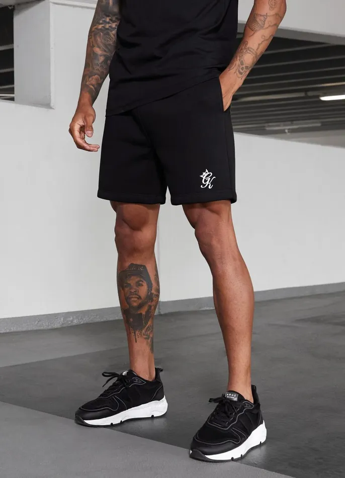 Gym King Twin Sets Men Fundamental Fleece Short 8211 Black