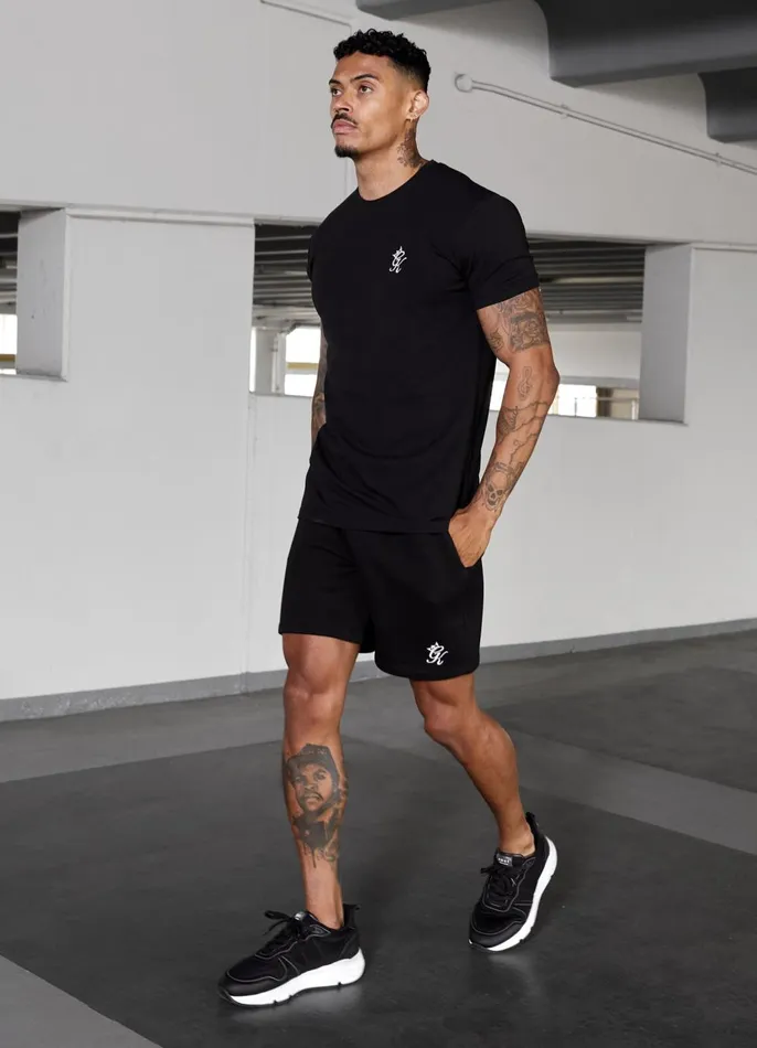Gym King Twin Sets Men Fundamental Fleece Short 8211 Black