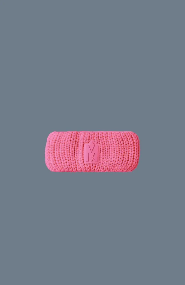 Hats Men Mackage SIMZ Rib Knit Merino Wool Headband Bright Pink Hats Men Mackage SIMZ Rib Knit Merino Wool Headband Bright Pink