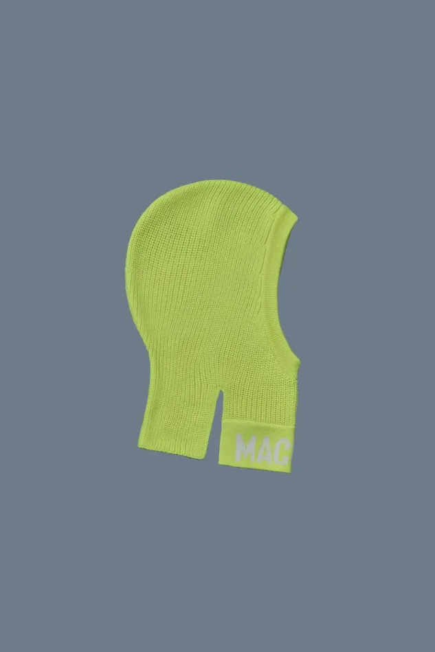 Hats Women Mackage AURORA Knit Merino Blend Logo Balaclava Black