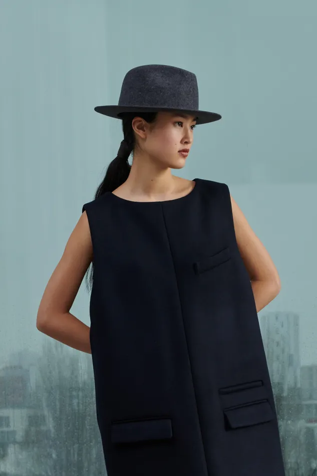 Hats Women Soeur WESTERN HAT Mottled Grey
