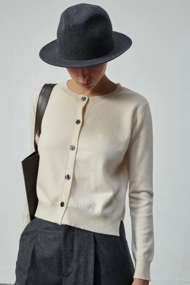Hats Women Soeur WESTERN HAT Mottled Grey