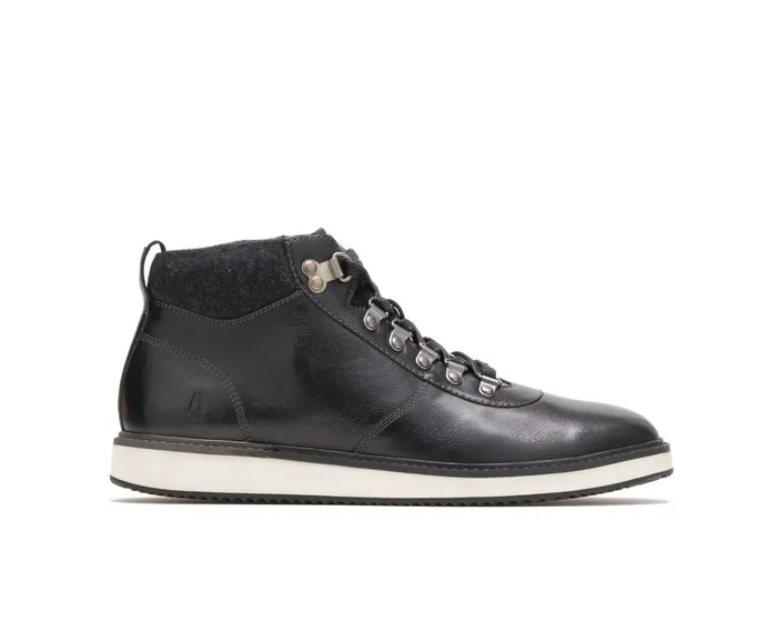 Heath Hiker Boot Black Leather Boots Hush Puppies Men