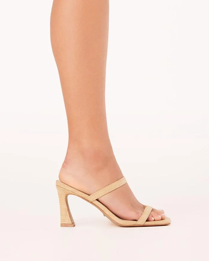Heels Billini Block Heels MALAKAI NATURAL RAFFIA