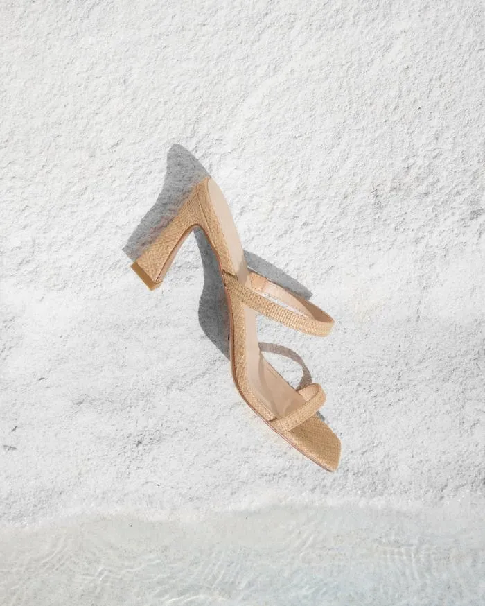 Heels Billini Block Heels MALAKAI NATURAL RAFFIA