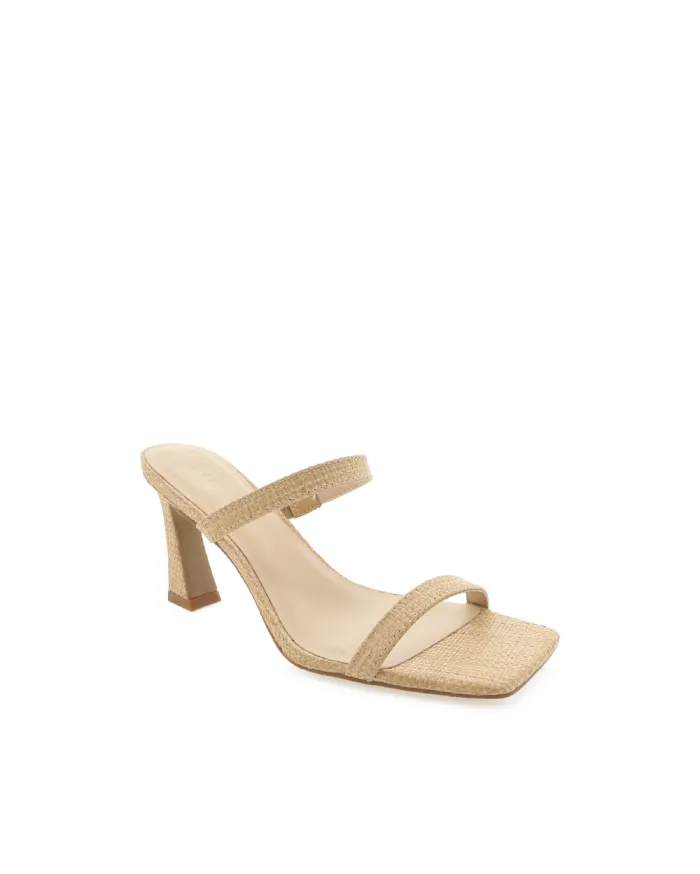 Heels Billini Block Heels MALAKAI NATURAL RAFFIA