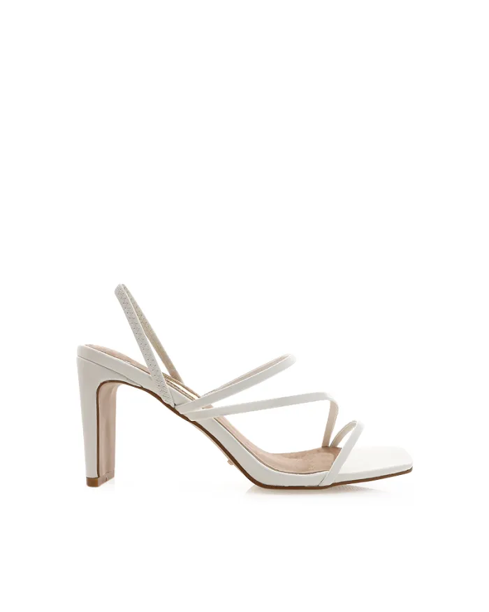 Heels Billini Block Heels SAMMI WIDE FIT WHITE