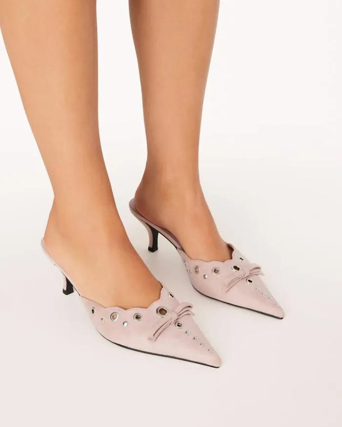 Heels Billini Stiletto Heels ELIO DUSTY ROSE SUEDE