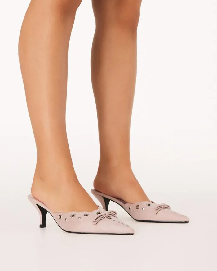 Heels Billini Stiletto Heels ELIO DUSTY ROSE SUEDE