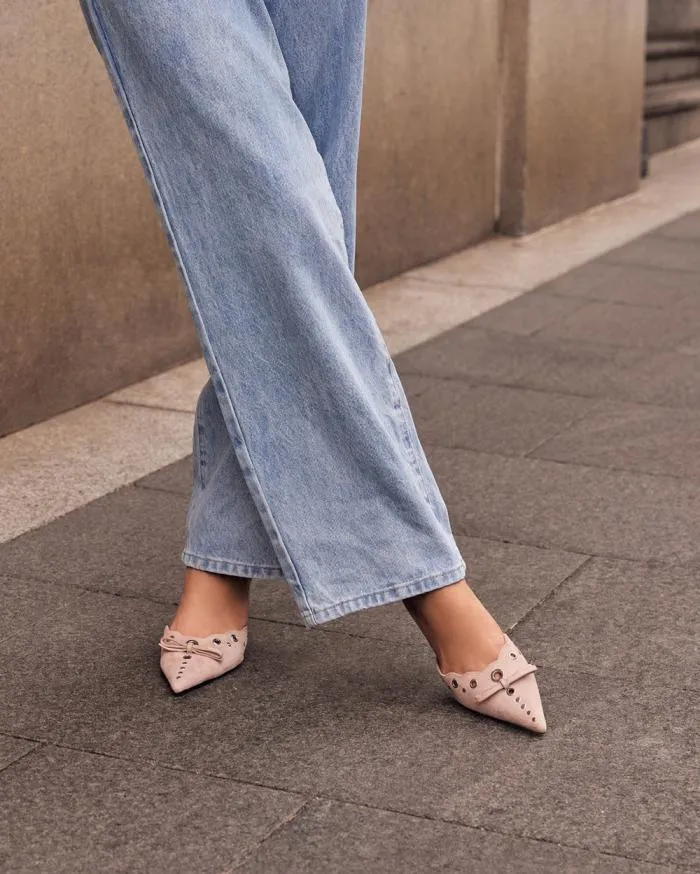 Heels Billini Stiletto Heels ELIO DUSTY ROSE SUEDE