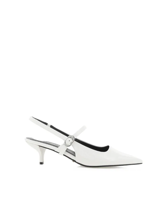 Heels Billini Stiletto Heels GERTA WHITE PATENT