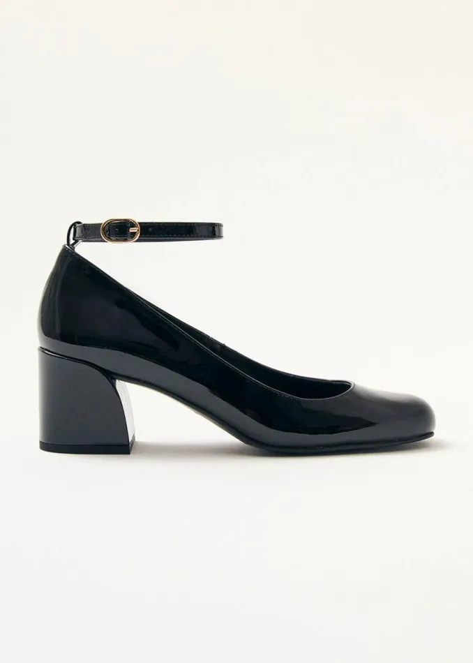 Heels Women ALOHAS Antoine Onix Black Leather Pumps