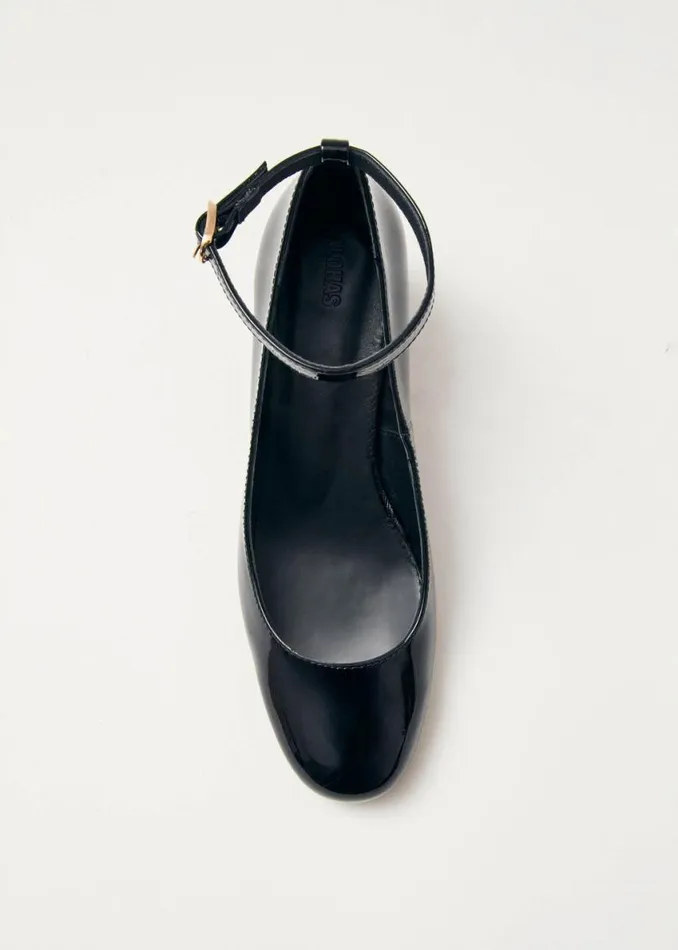 Heels Women ALOHAS Antoine Onix Black Leather Pumps
