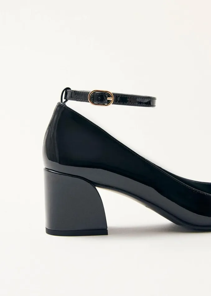 Heels Women ALOHAS Antoine Onix Black Leather Pumps