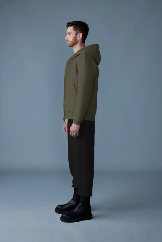 Hoodies and Tops Men Mackage CRUZ Zipup Hybrid Vertical Quilt Hoodie Trench Hoodies and Tops Men Mackage CRUZ Zipup Hybrid Vertical Quilt Hoodie Trench