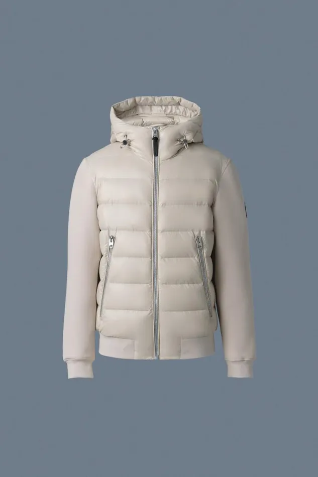 Hoodies and Tops Men Mackage FRANKR Hybrid Jacket With Hood Trench Hoodies and Tops Men Mackage FRANKR Hybrid Jacket With Hood Trench